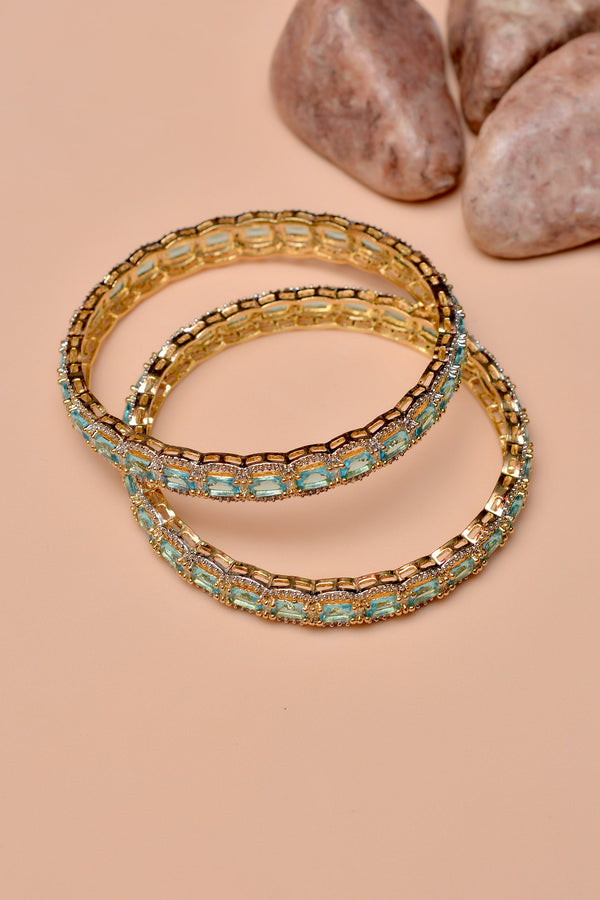 Size 2-10 Party Wear Blue Bangles
