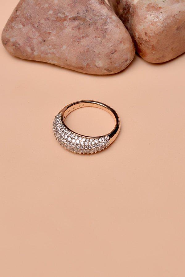 Size 9 Party Wear Dual Tone Ring