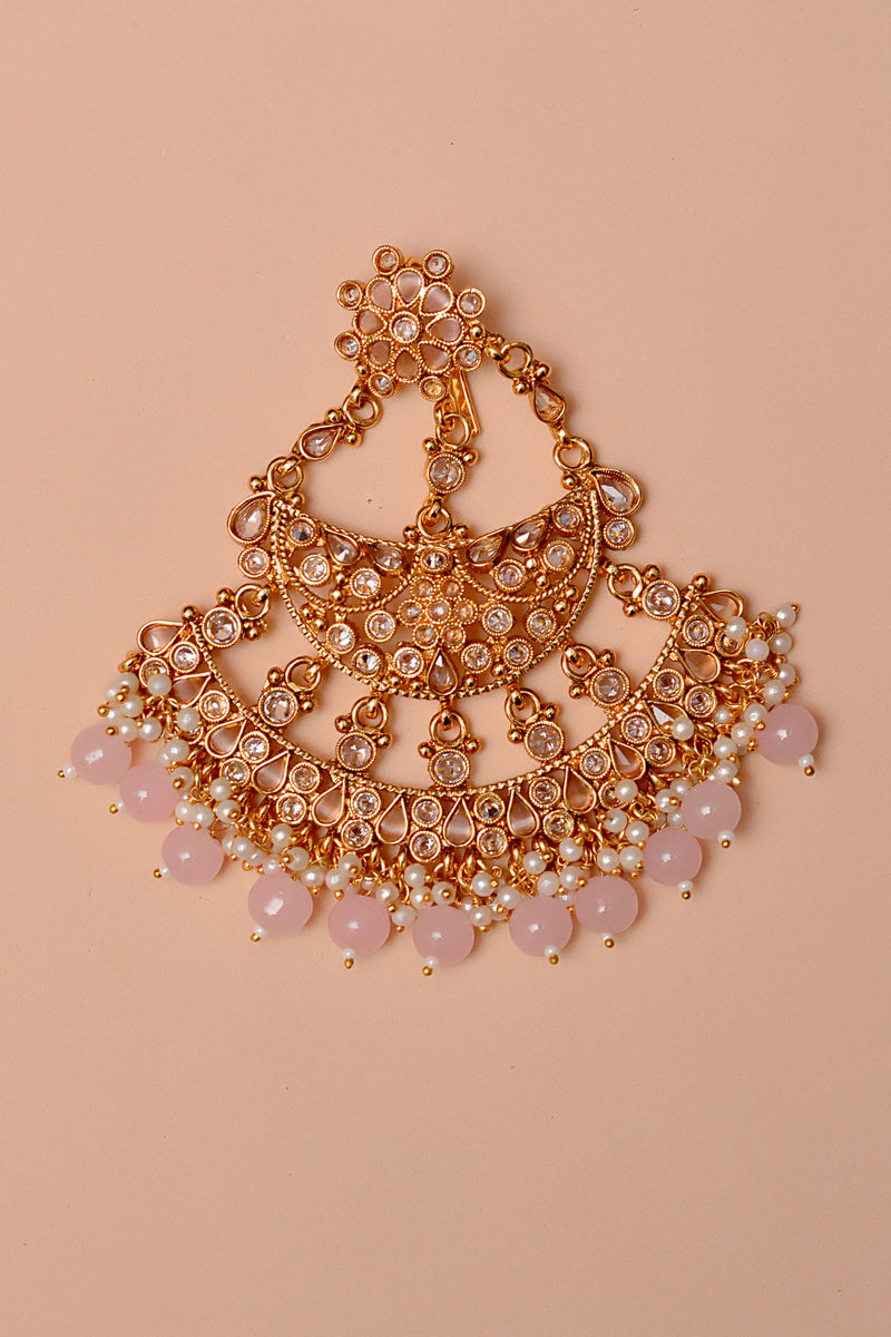 Party Wear Pink Jhoomar