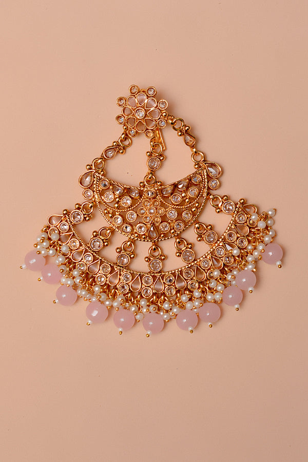 Party Wear Pink Jhoomar