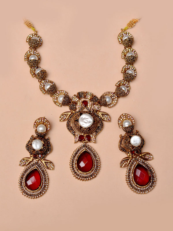 Party Wear Red Party Set