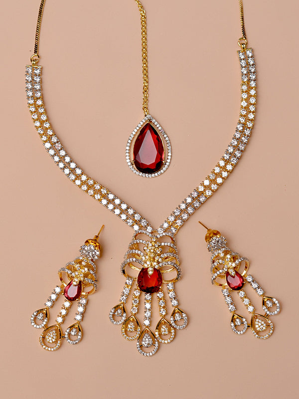 Party Wear Red Party Set