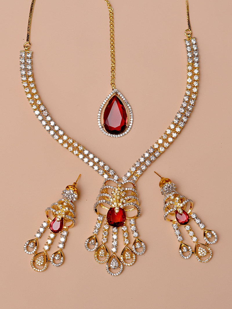 Party Wear Red Party Set