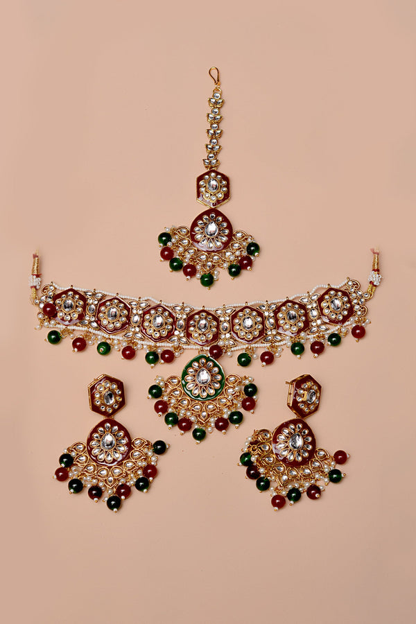 Party Wear Multicolor Choker Necklace