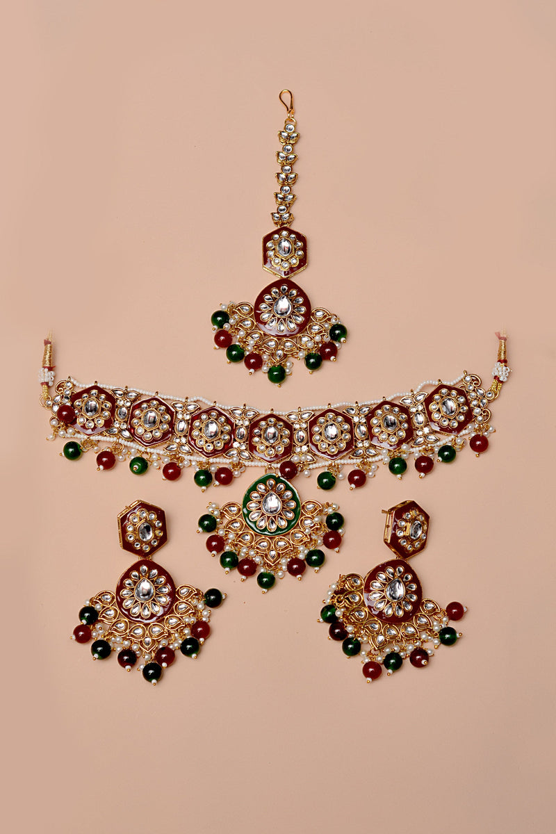 Party Wear Multicolor Choker Necklace