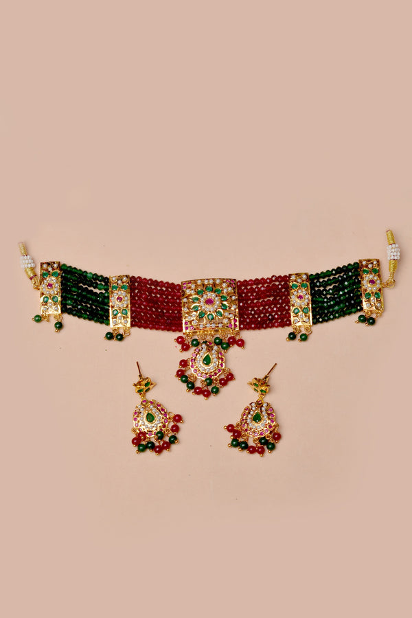 Party Wear Multicolor Choker Necklace