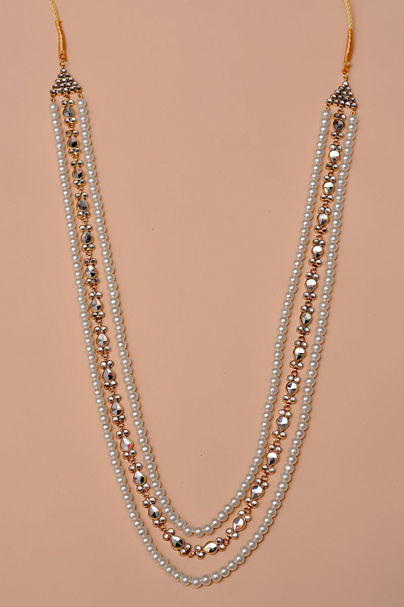 Party Wear Golden Maala Necklace