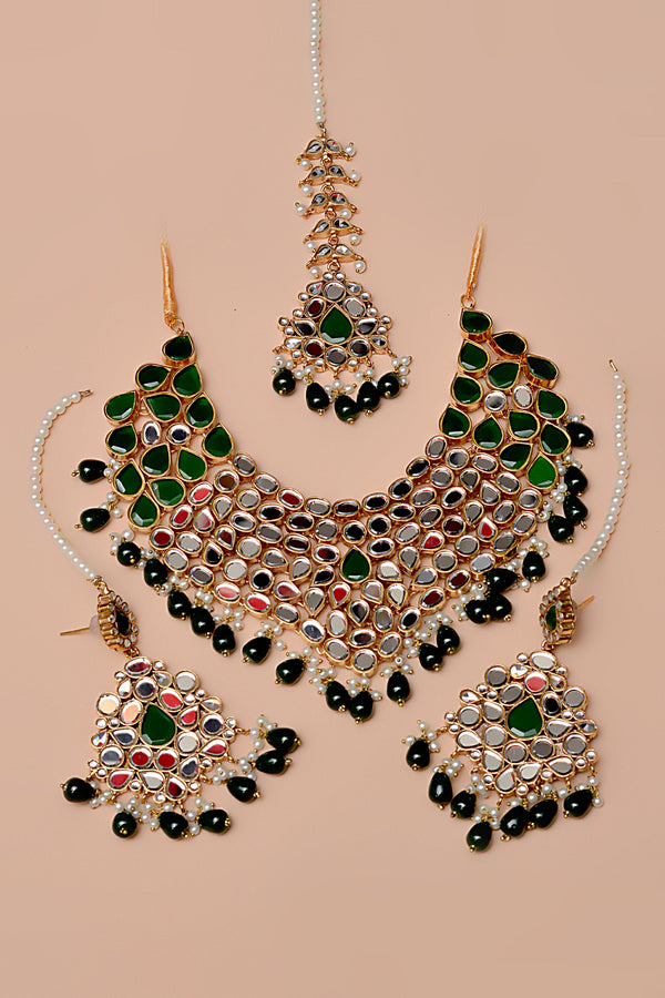 Party Wear Green Party Set