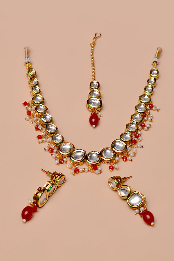 Party Wear Red Party Set