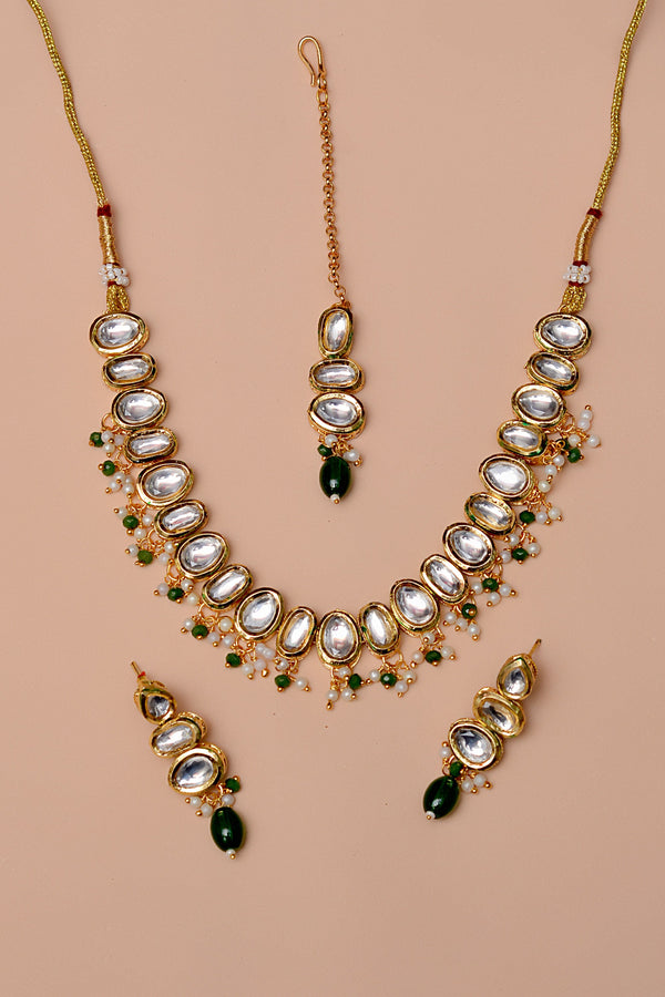 Party Wear Green Party Set