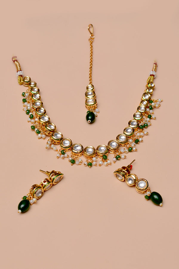 Party Wear Green Party Set