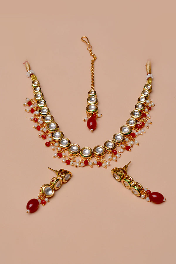 Party Wear Red Party Set