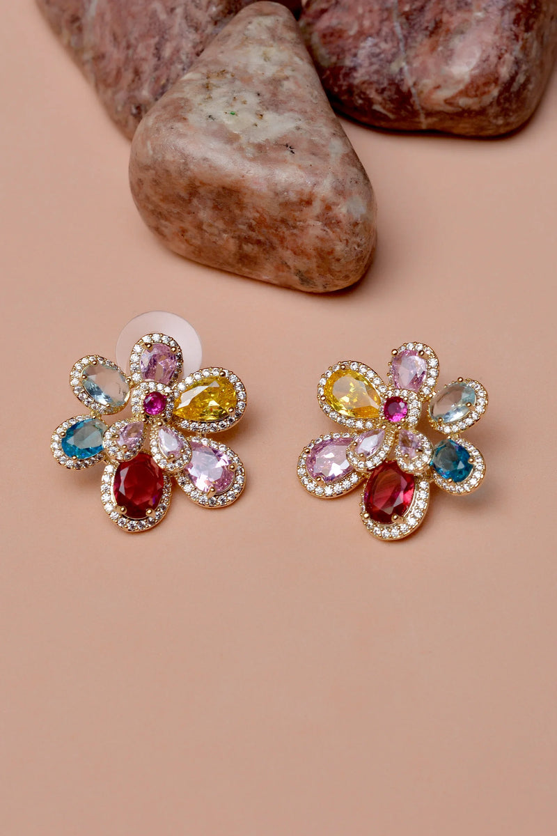 Party Wear Multicolor Earrings