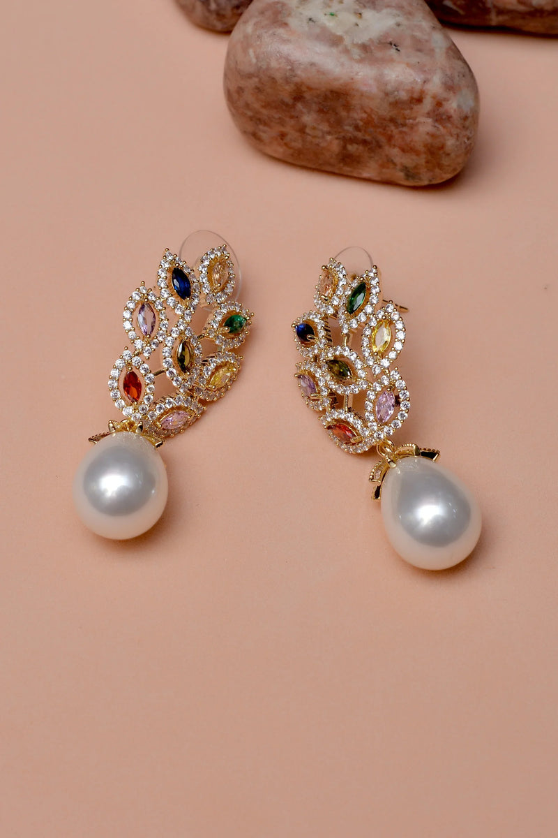 Party Wear Multicolor Earrings