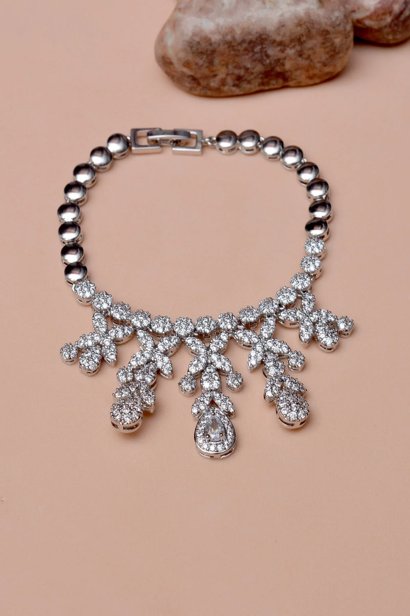 Party Wear Silver Bracelet