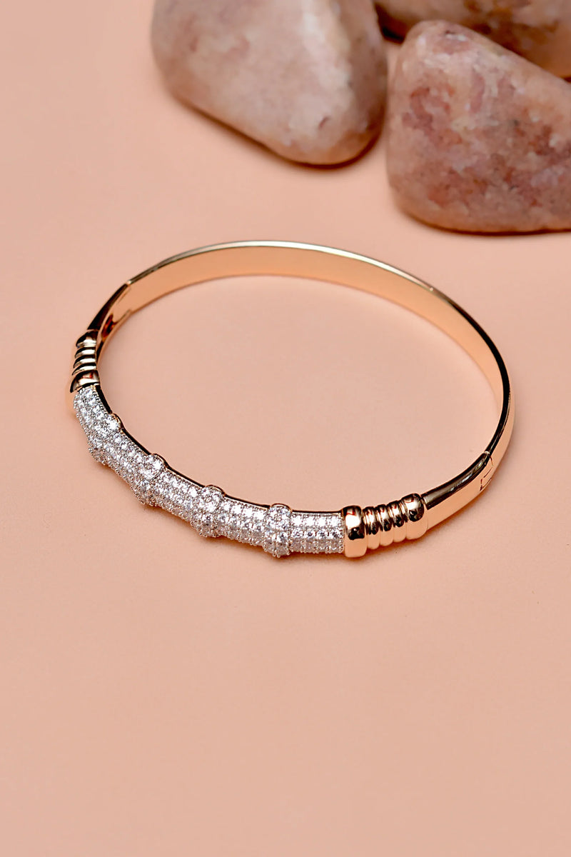Party Wear Dual Tone Karra Bangle