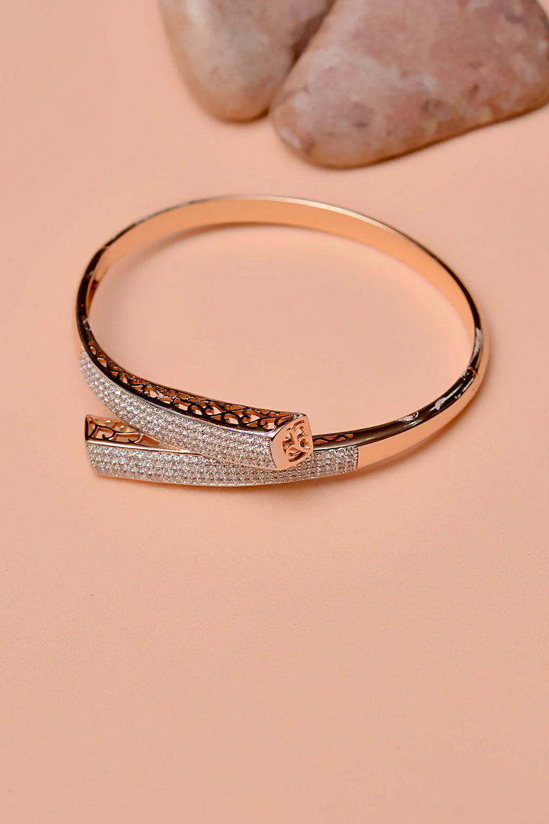 Party Wear Dual Tone Karra Bangle