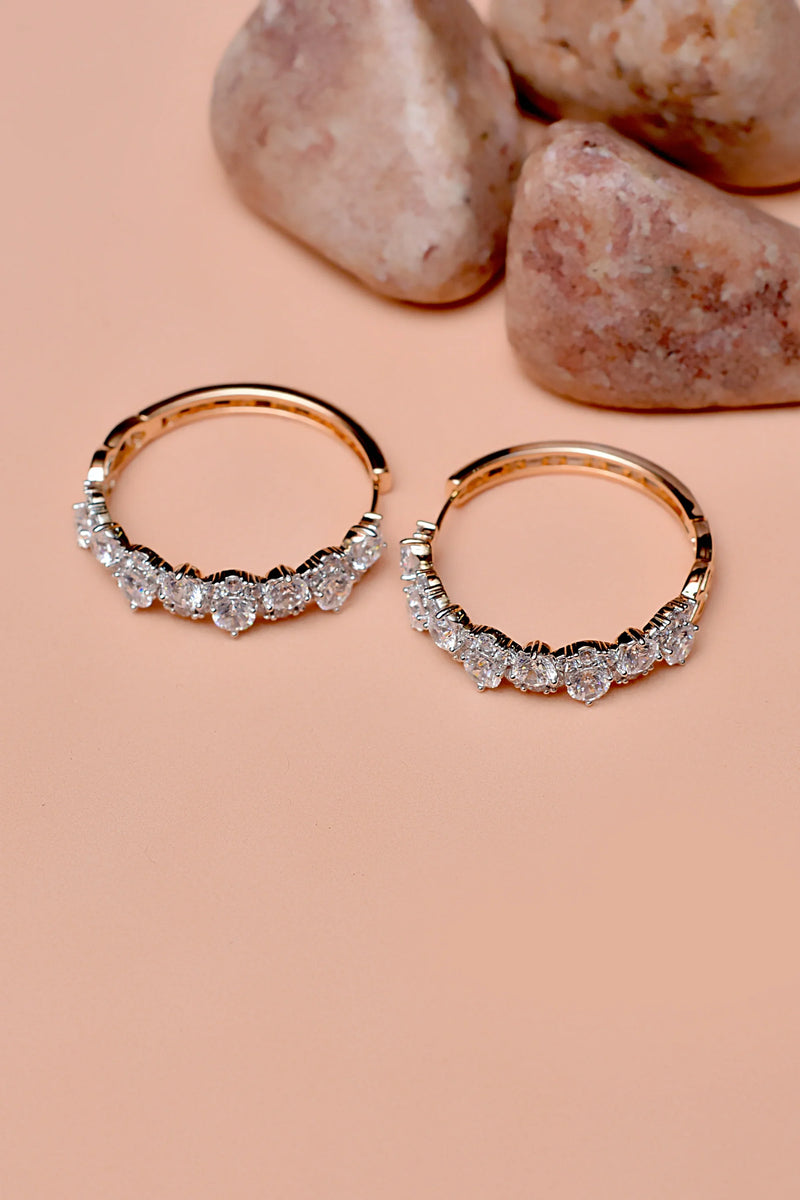 Party Wear Dual Tone Earrings