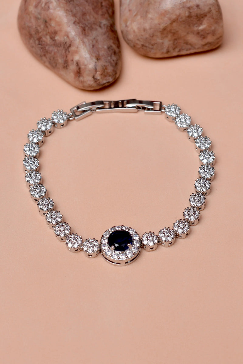 Party Wear Blue Bracelet