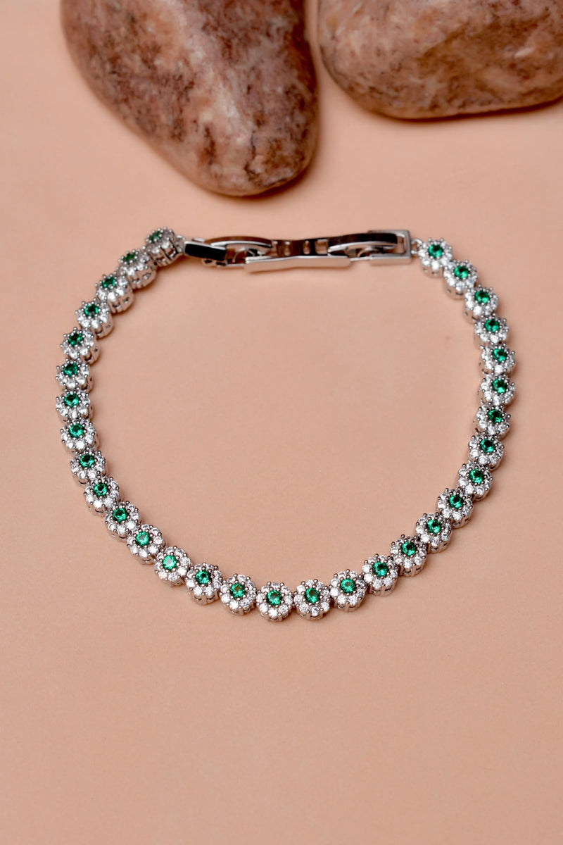 Party Wear Green Bracelet