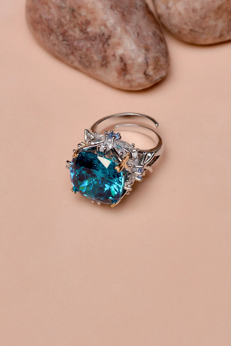 Party Wear Blue Ring