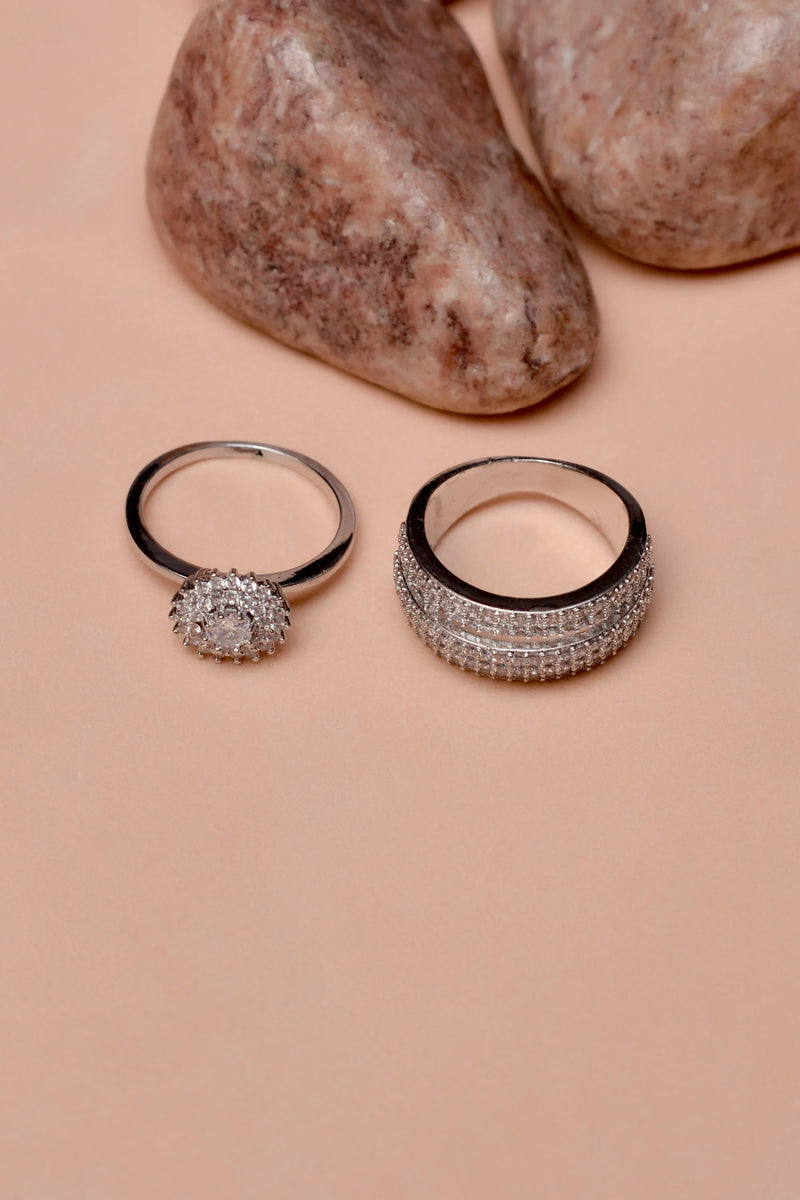 Party Wear Silver Ring