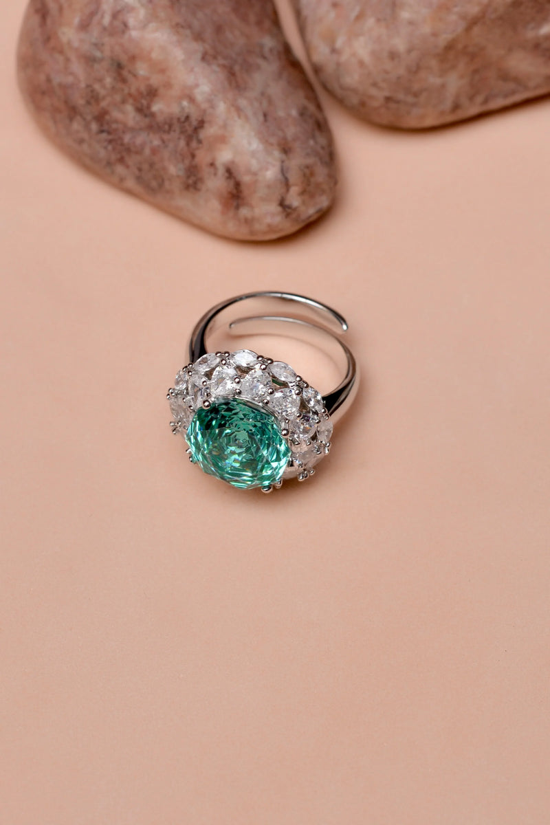 Party Wear Green Ring