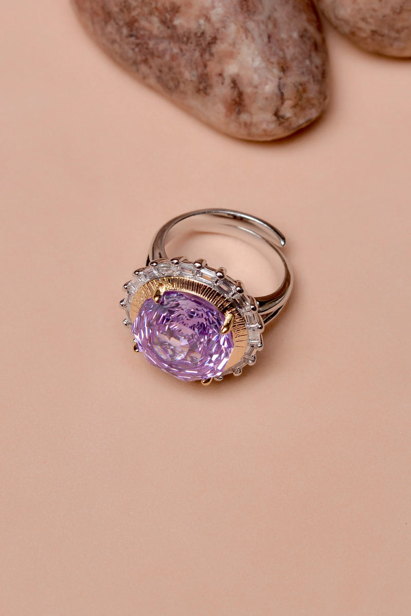 Party Wear Purple Ring