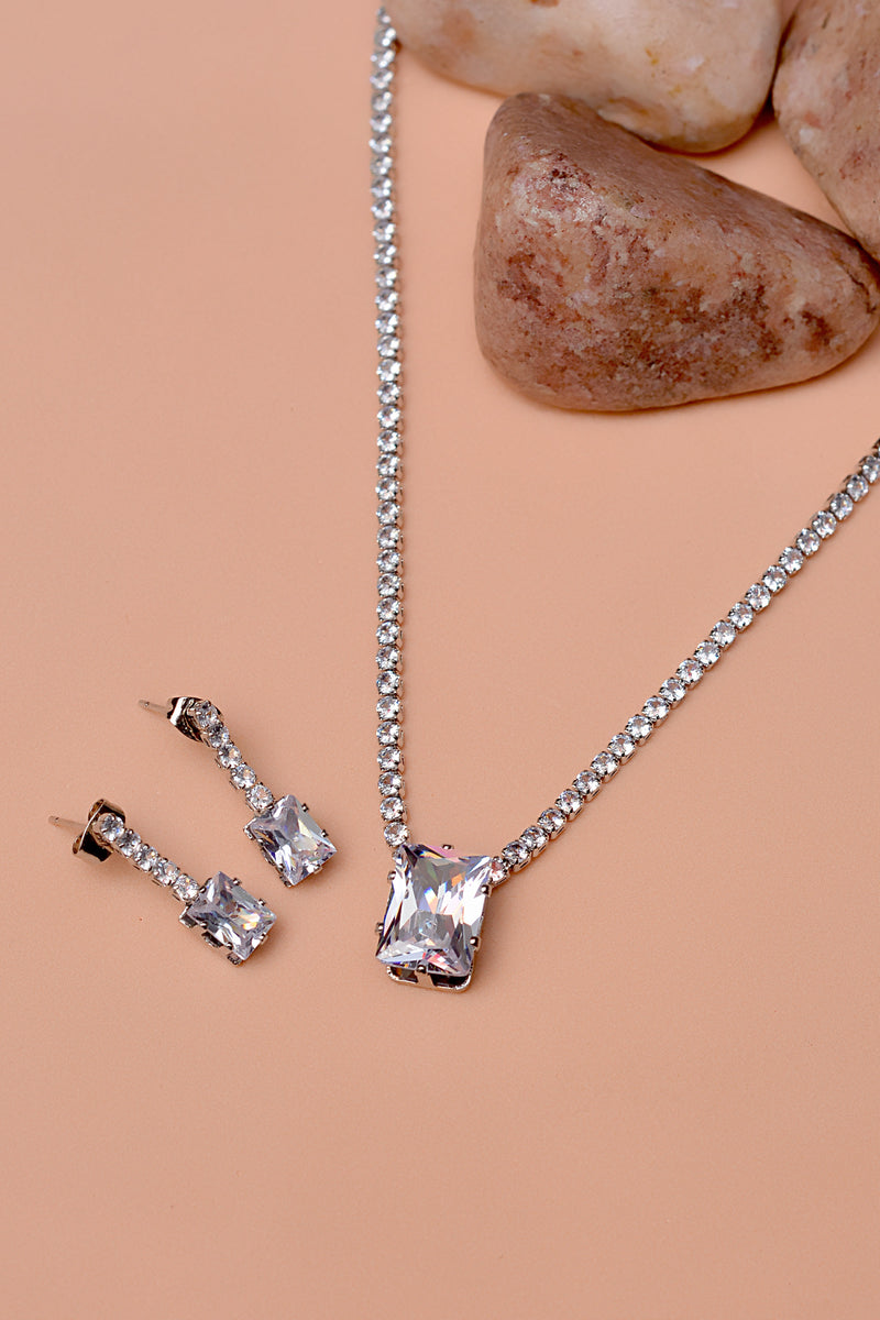 Party Wear Silver Party Set