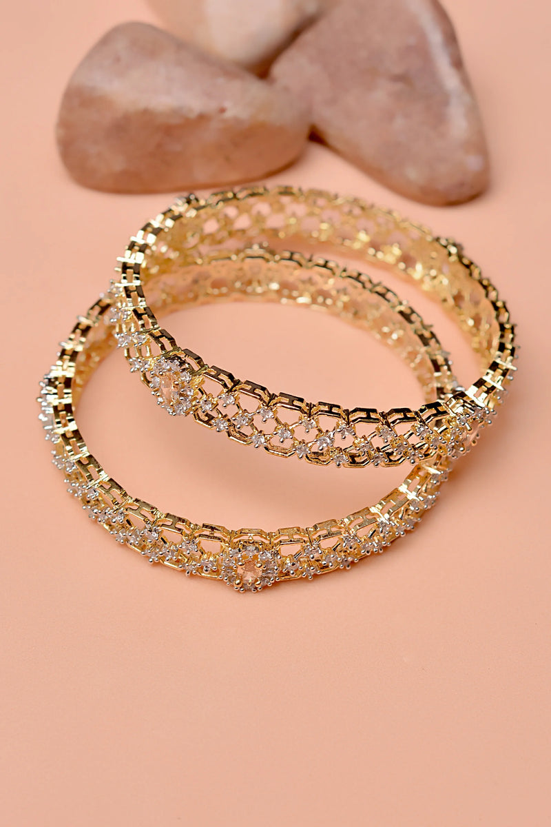 Party Wear Champagne Bangles