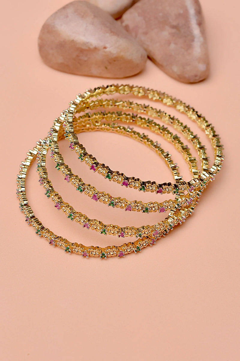 Party Wear Multicolor Bangles