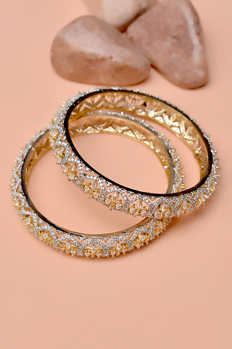 Party Wear Golden Bangles