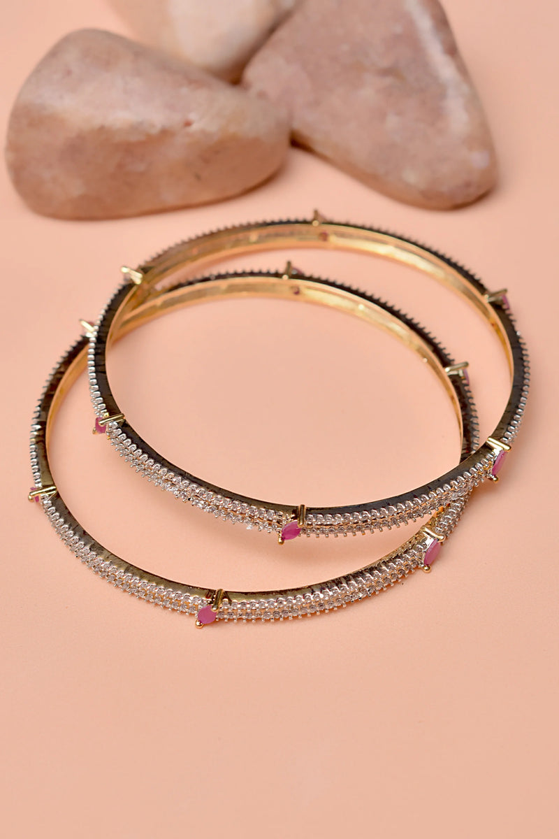 Party Wear Red Bangles