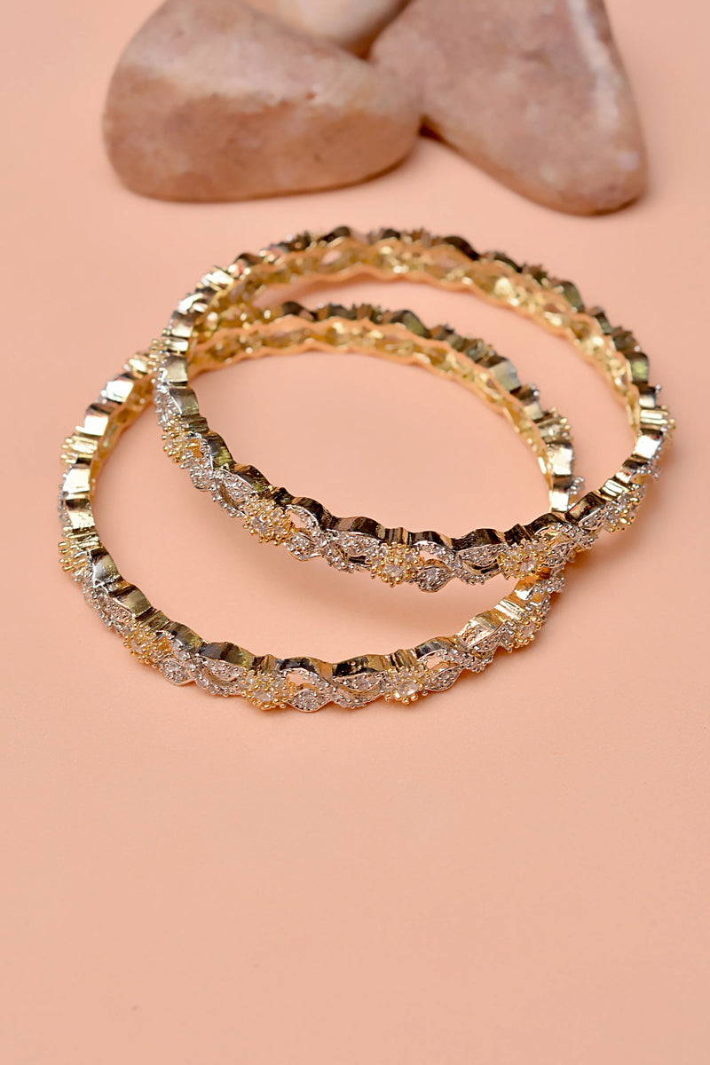 Party Wear Golden Bangles