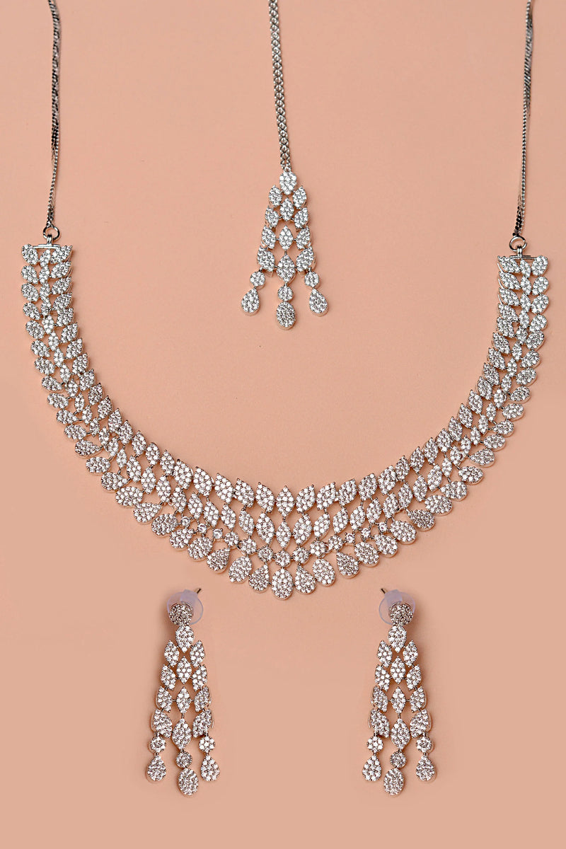 Party Wear Silver Party Set