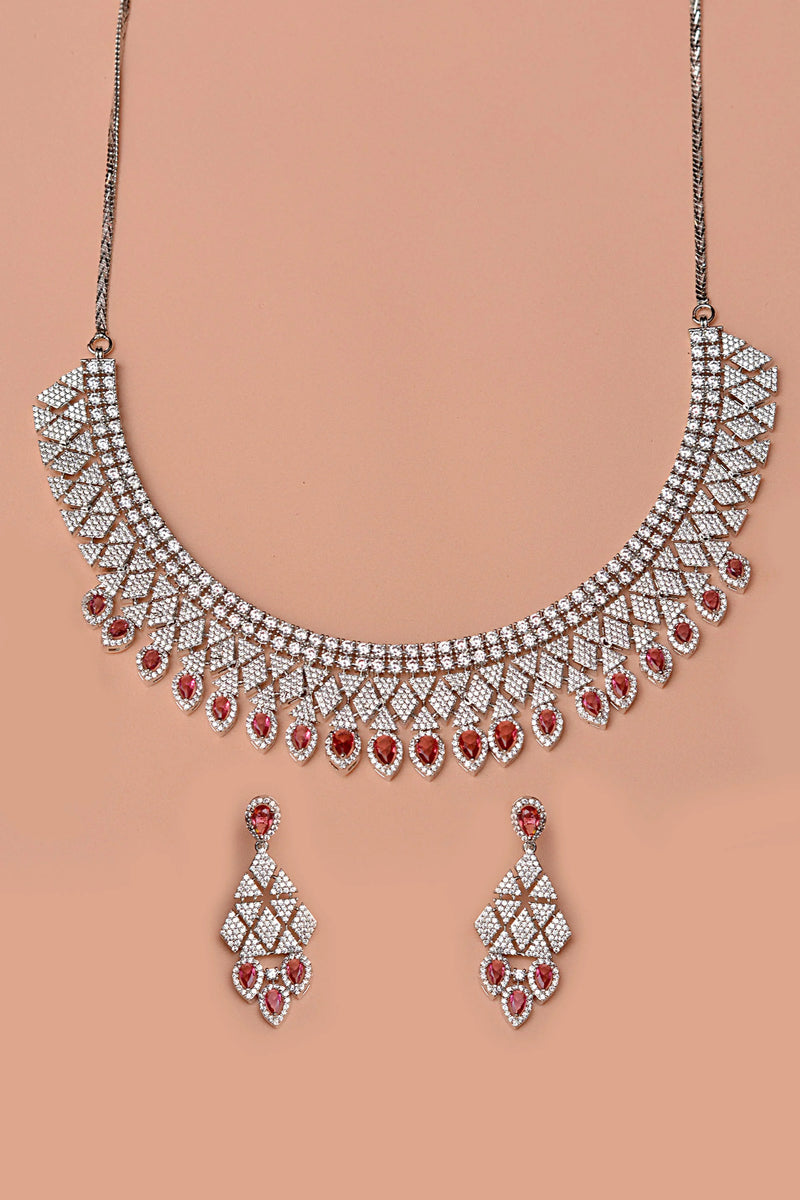 Party Wear Red Party Set