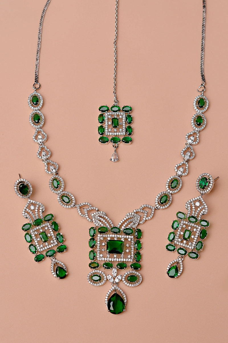 Party Wear Green Party Set