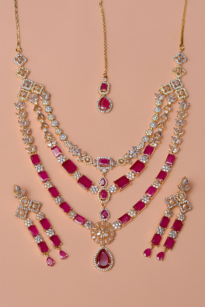 Party Wear Red Party Set