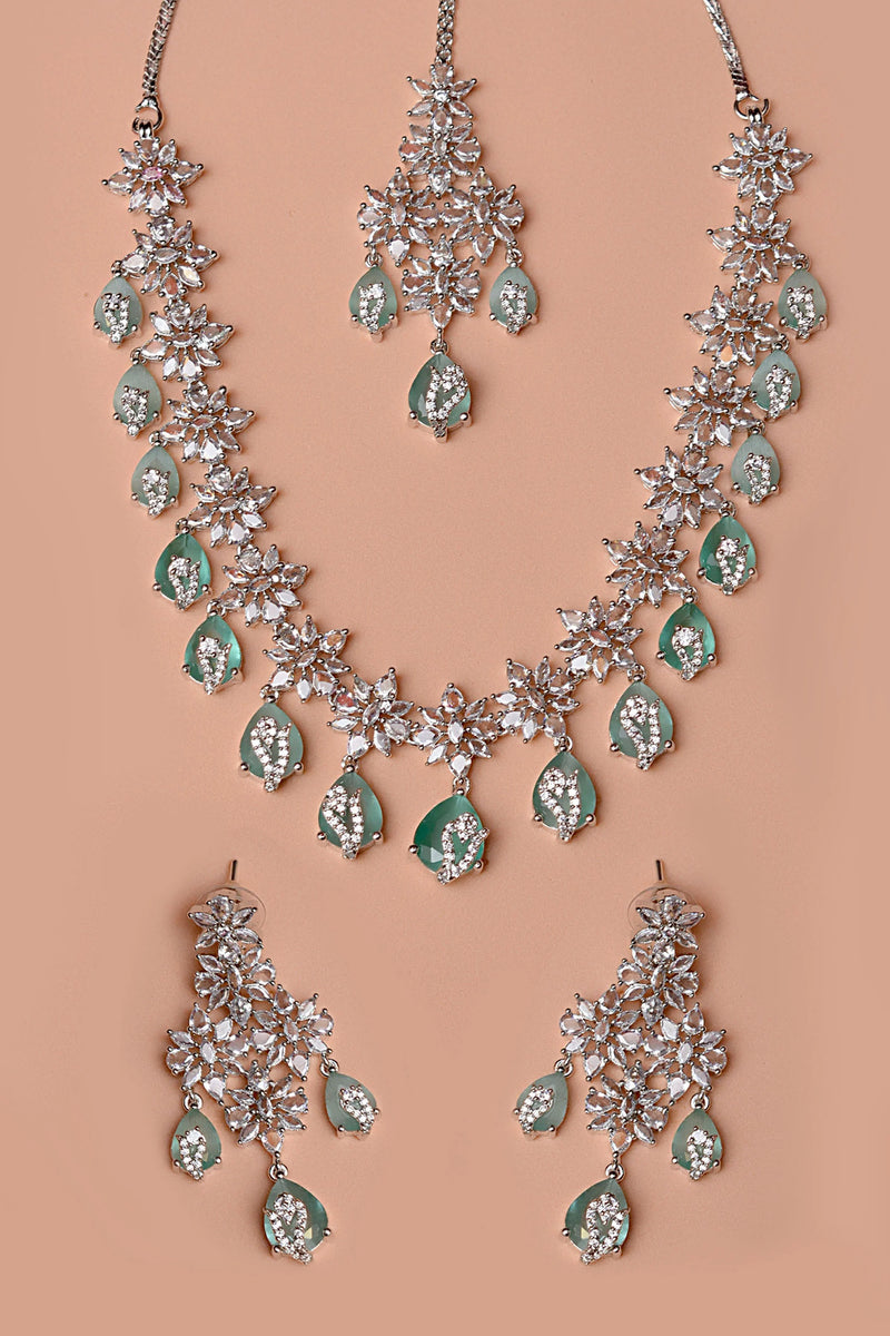 Party Wear Green Party Set