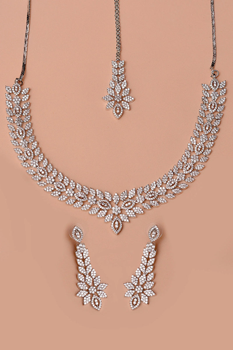 Party Wear Silver Party Set