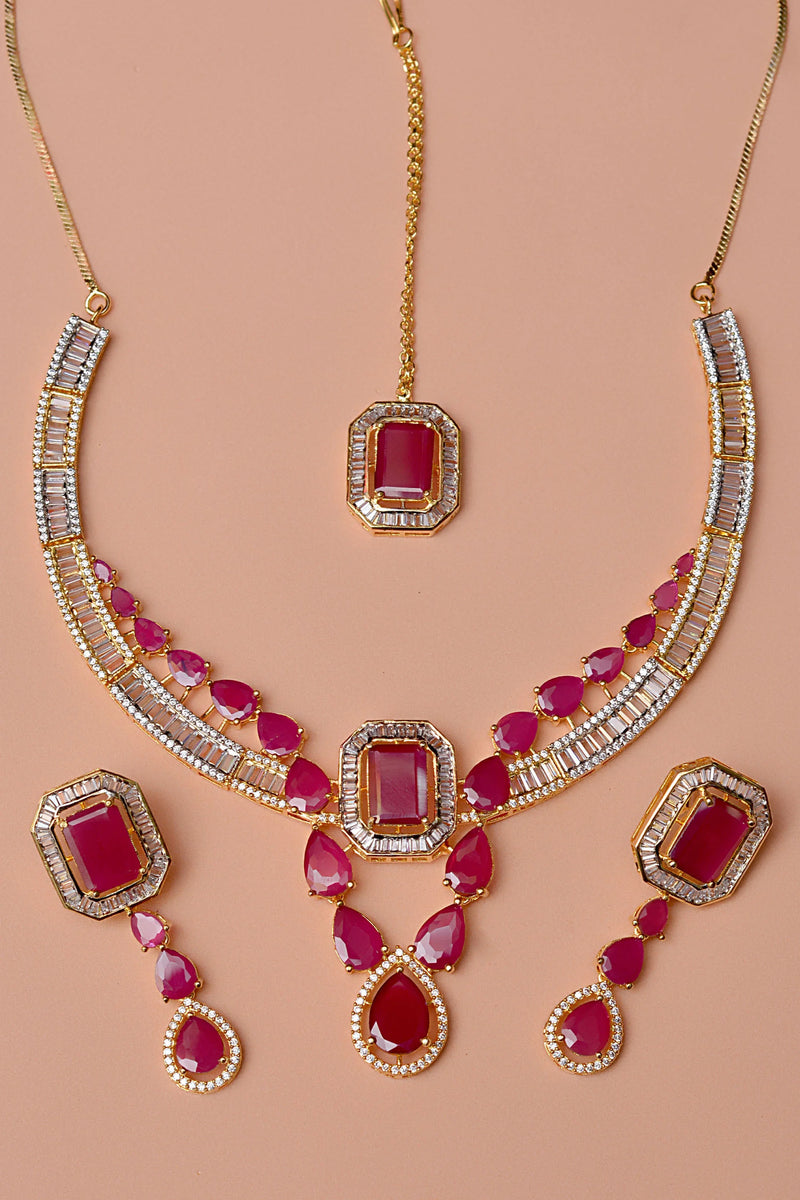 Party Wear Red Party Set