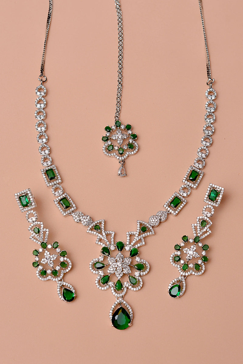 Party Wear Green Party Set