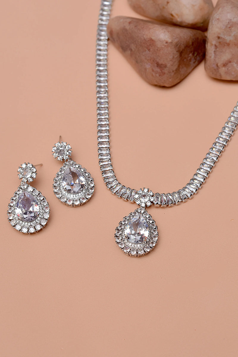 Party Wear Silver Party Set