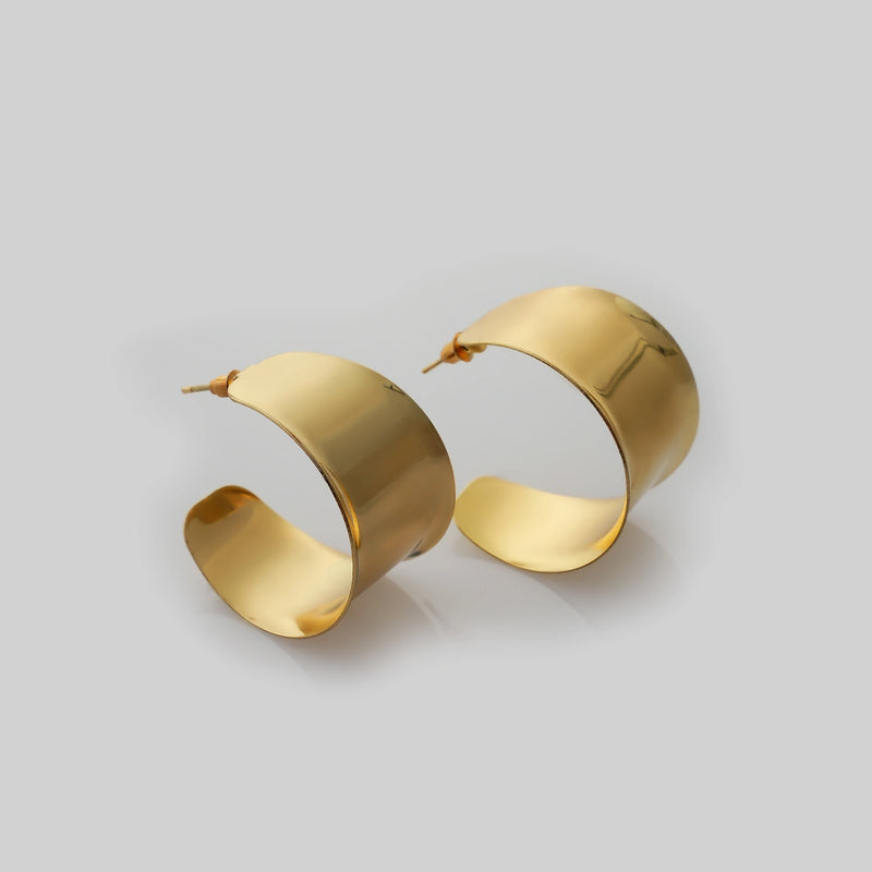 Party Wear Golden Earrings