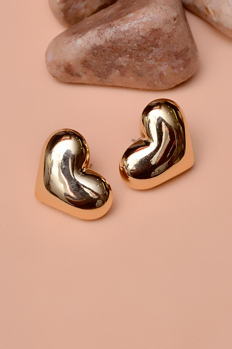 Party Wear Golden Earrings