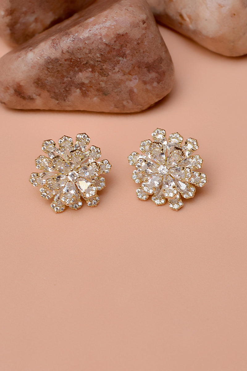 Party Wear Silver Earrings