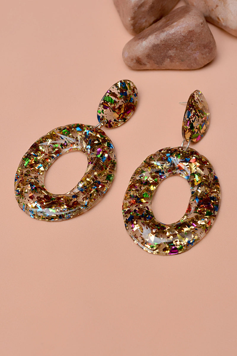 Party Wear Green Earrings