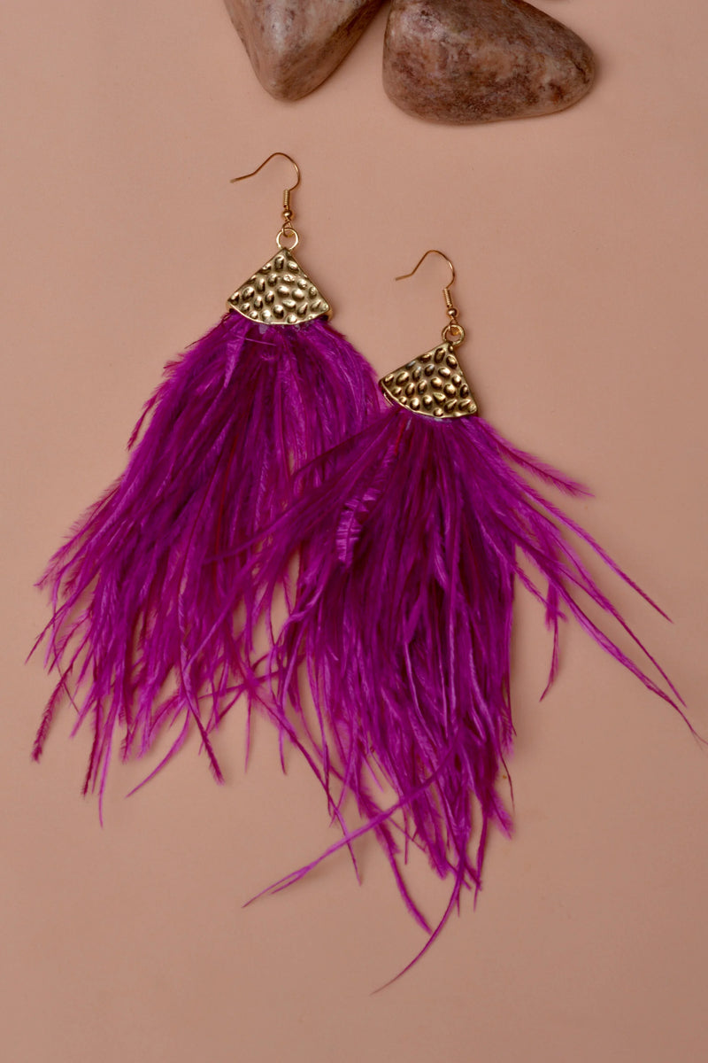 Party Wear Pink Earrings