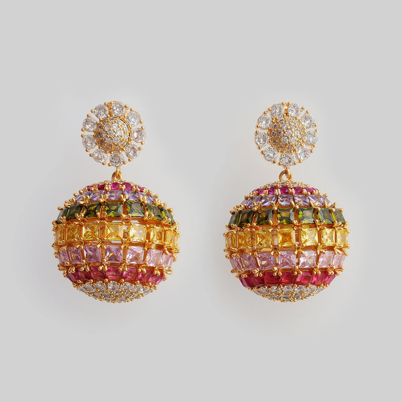 Party Wear Multicolor Earrings