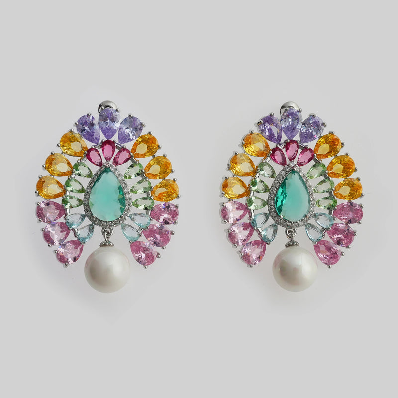 Party Wear Multicolor Earrings